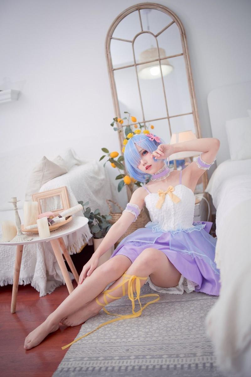 [Cosplay] Hana 花柒 – Rem Clear Dress 蕾姆CLEAR DRESS
